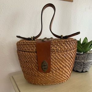 Patricia Nash wicker basket bag